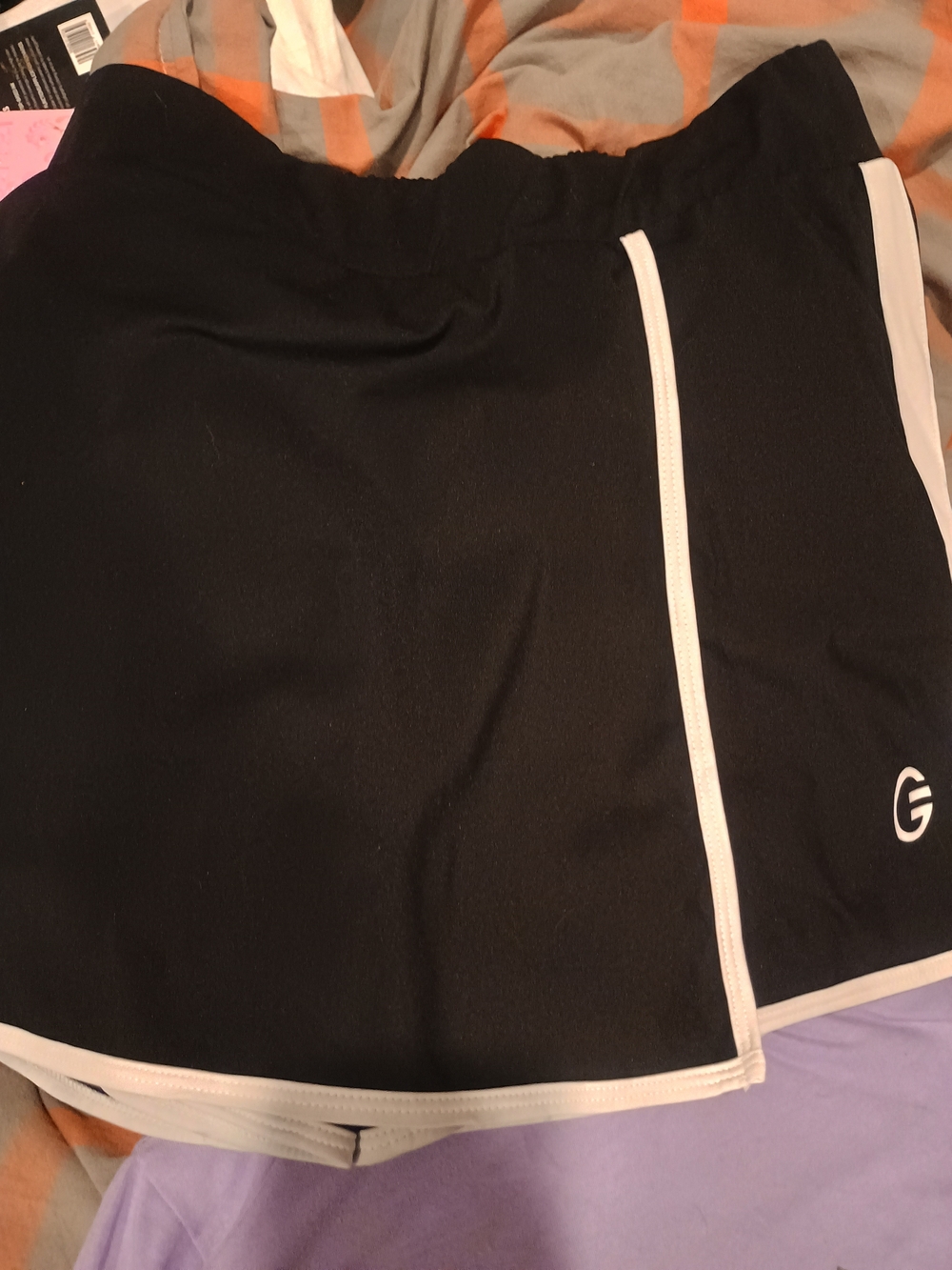 GRRRL size Heidi Athletic Skort with White Trim